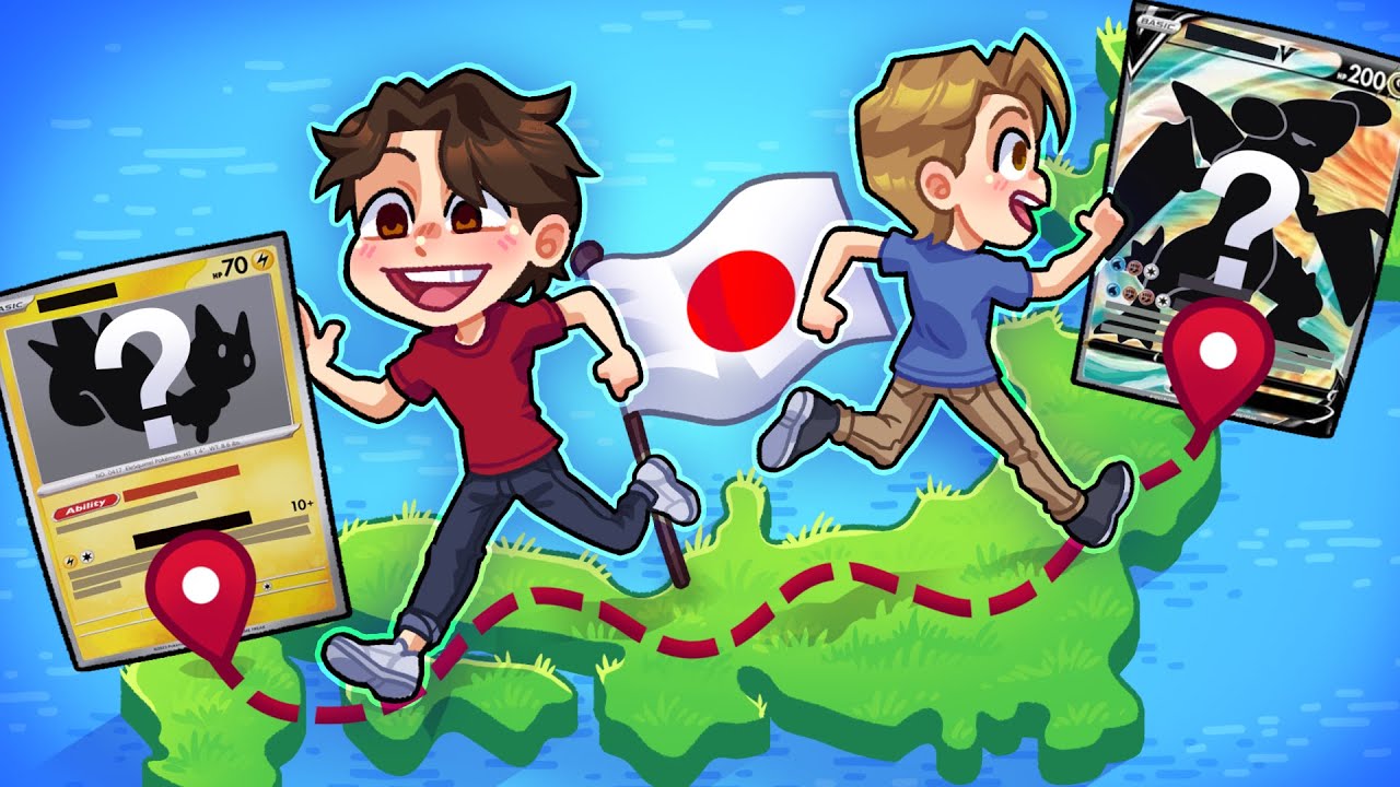 The ULTIMATE Pokemon Card Scavenger hunt across JAPAN!! (Pokemon Card Challenge)