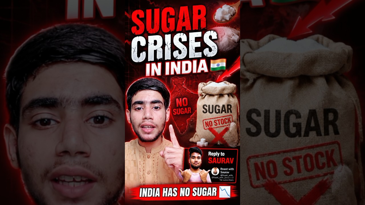 Sugar crises in India 🇮🇳. #ShoaibTheRealityExplorer #shortage #pakistan #facts
