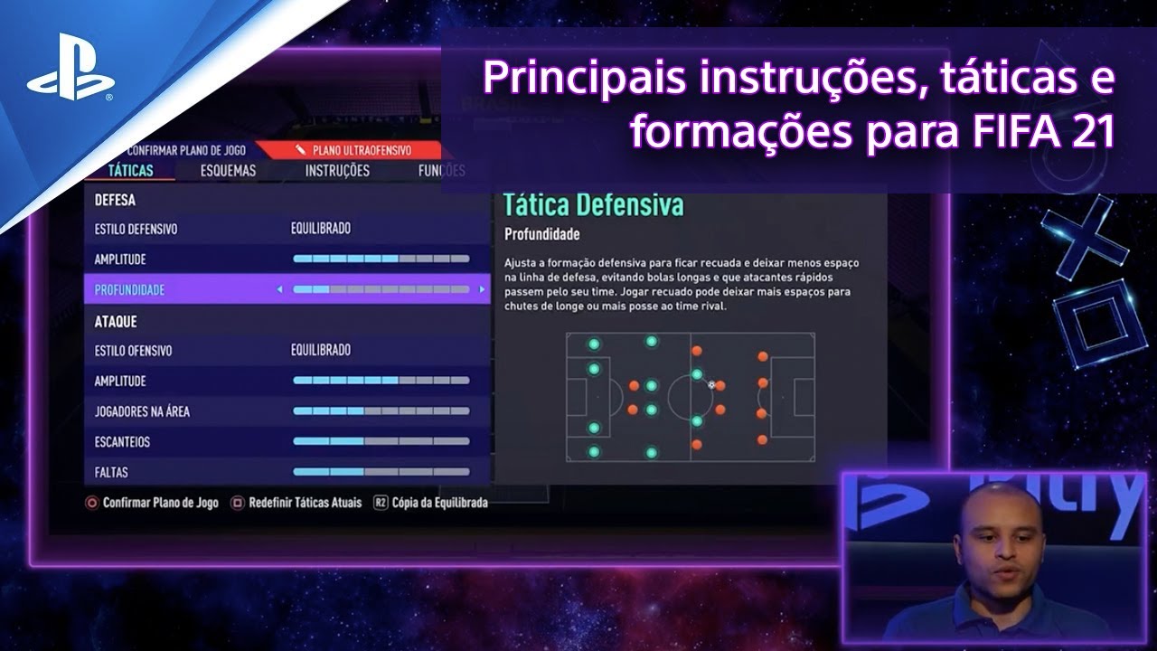 FIFA 21 - Principais instruções, táticas e formações | PS5, PS4