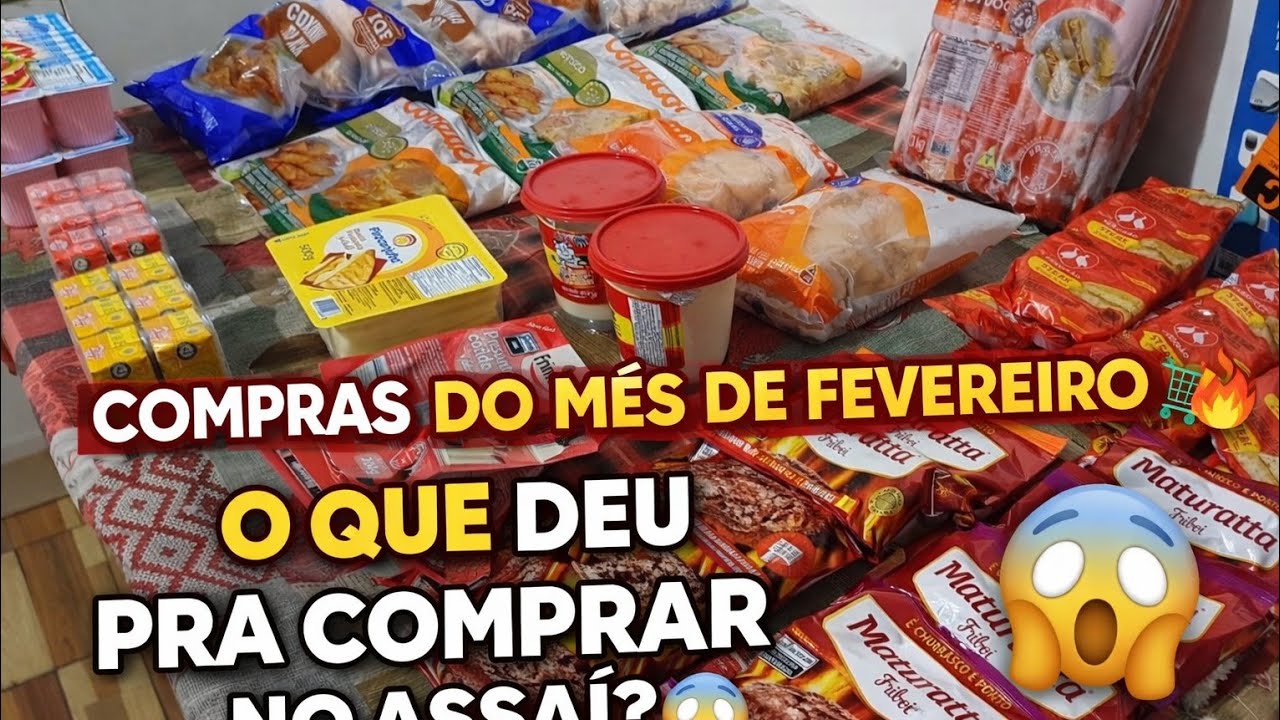 GASTEI MAIS DE R$1.000 REAIS NO MERCADO… E AINDA FALTOU COISA 😰 COMPRAS DO MÊS 