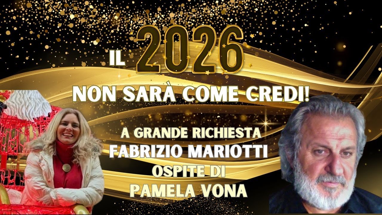 Il 2026 non sarà come credi Fabrizio Mariotti ospite di Pamela Vona