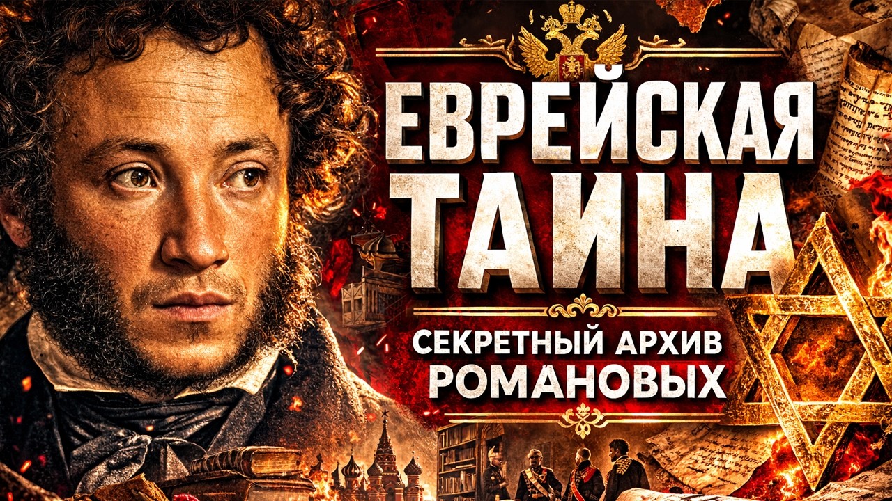 ПУШКИН: Секретный Архив Романовых — Еврейская Кровь, Которую Приказали Стереть Из Истории!