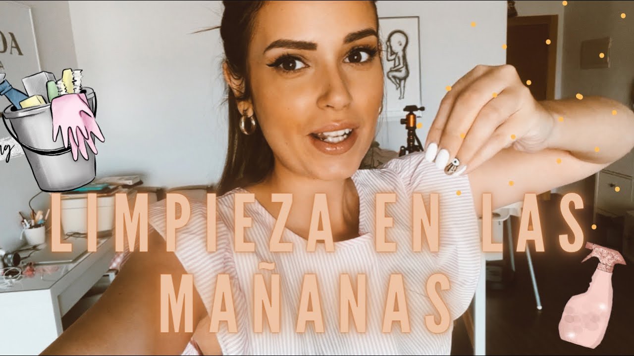 RUTINA de LIMPIEZA en las MAÑANAS🧼 Así MANTEGO mi CASA LIMPIA✨