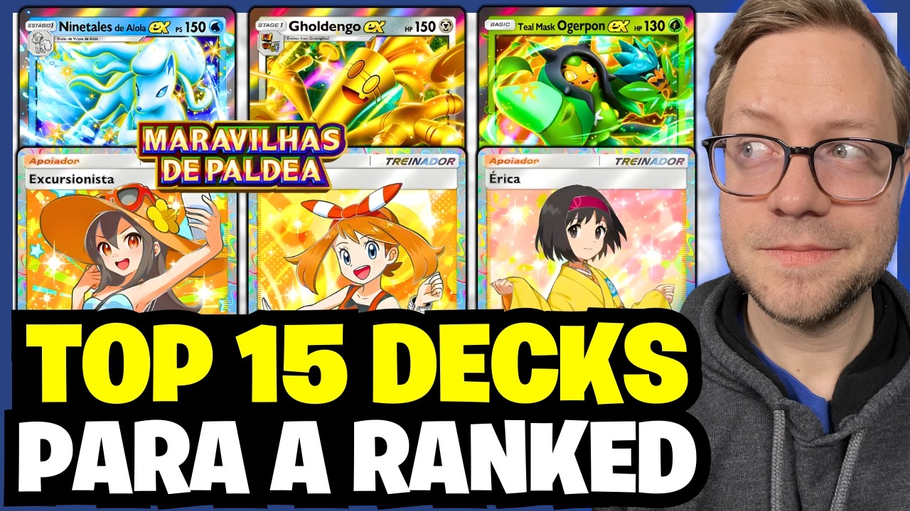 15 MELHORES DECKS para o RANKING MASTER BALL em Pokémon TCG Pocket | Março/2026