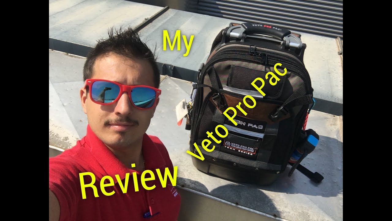 La mia Borsa Degli Attrezzi!! Review my professional bag  veto pro pac AX3501 Tech Pac