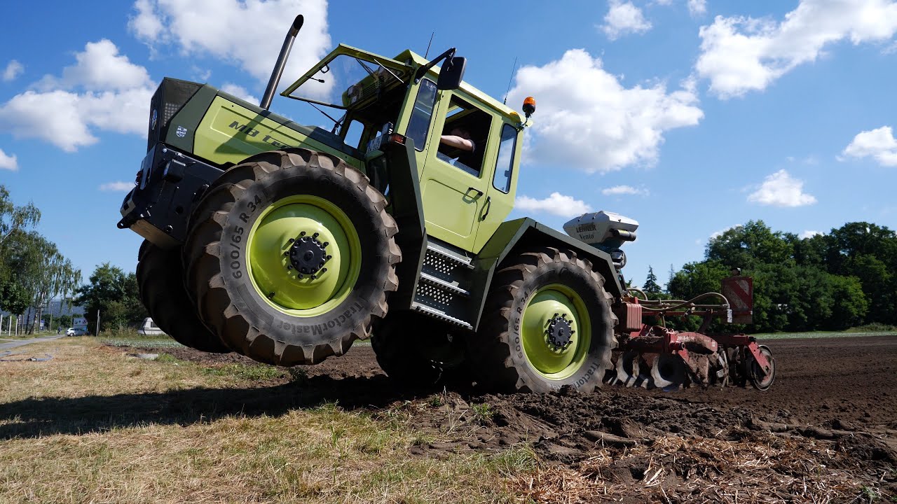 MB-trac 1300 turbo SOUND beim Scheibeneggen mit Horsch Joker 3 CT! Geil!!