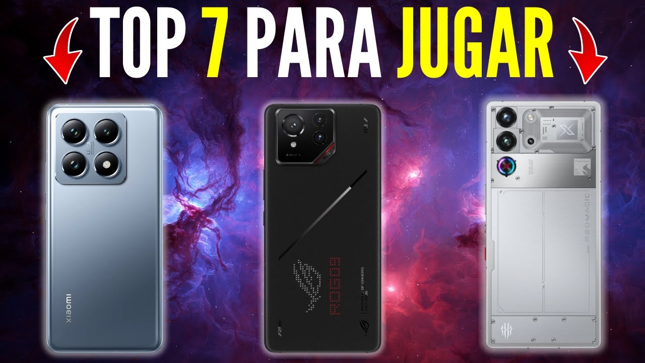 MEJORES CELULARES GAMER 2025 CALIDAD PRECIO 🔥| TOP 7  TELÉFONOS PARA GAMING 2025 CALIDAD PRECIO