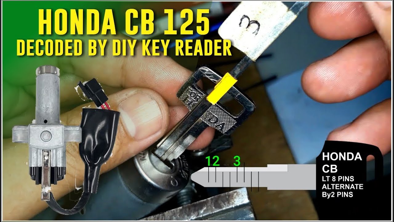 HONDA CB DECODED BY DIY KEY READER