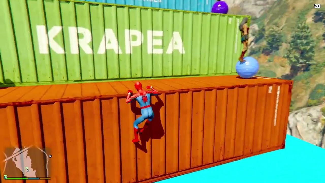 GTA 5 EPIC SPIDERMAN RAGDOLL COMPILATION EP-1 