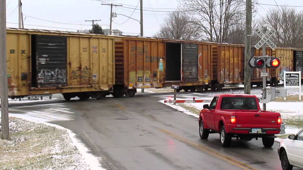 Last Norfolk Southern  Extra Long Train in Sardinia Ohio, west T51