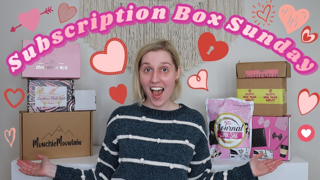 VALENTINE'S DAY GALORE 😍 | Subscription Box Sunday | Vol. 4 January 2023