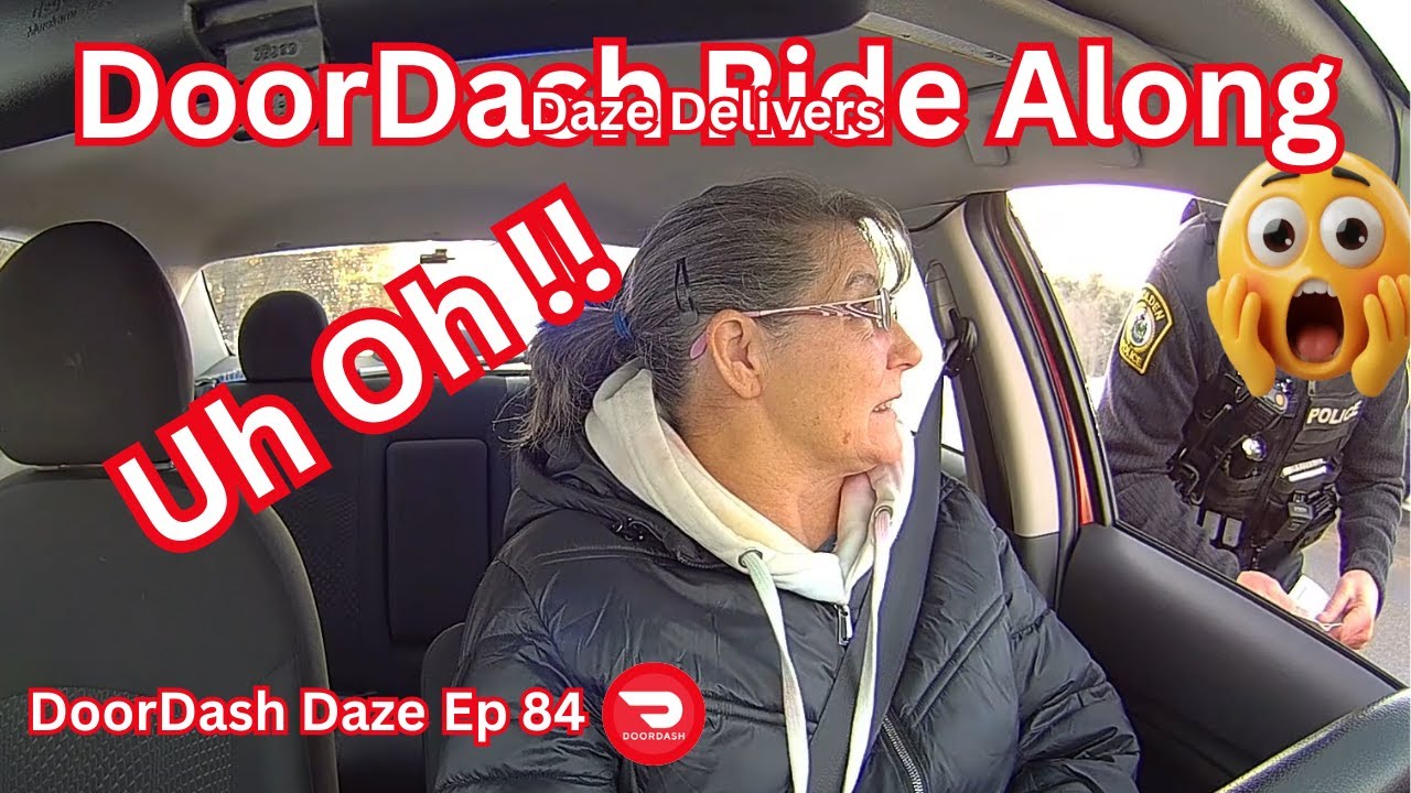 DoorDash Ride Along | Эпизод 84 | Остановили во время доставки 😬