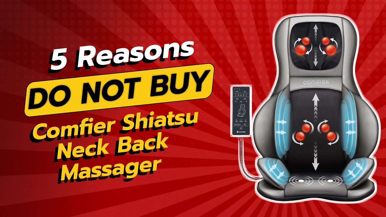 DON'T BUY Comfier Shiatsu Neck Back Massager BEFORE WATCHING THIS VIDEO! 😲💥