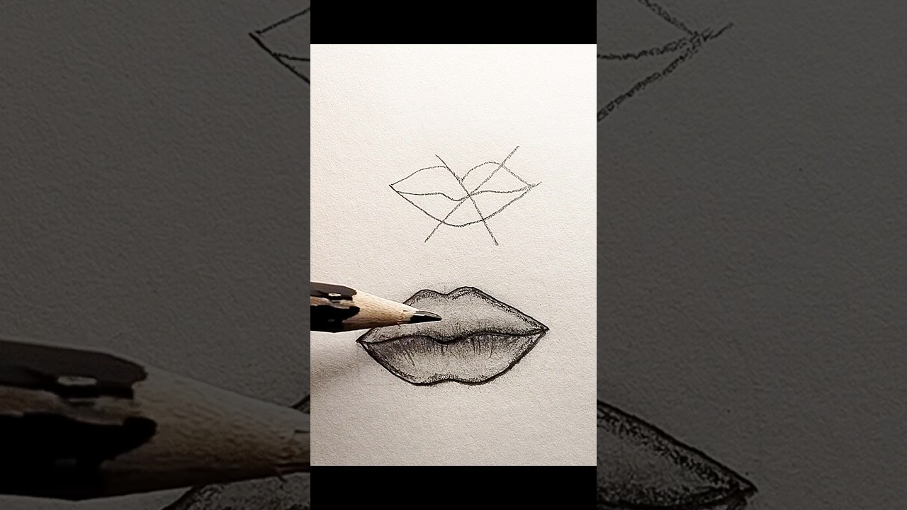 how to draw a lip 👄 