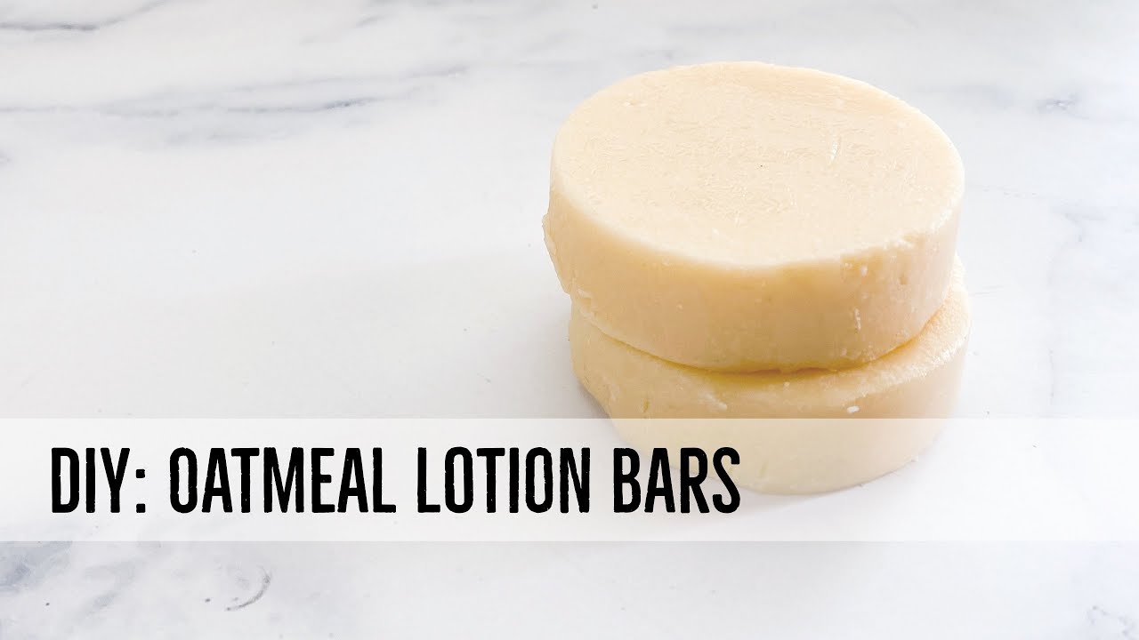 DIY Oatmeal Lotion Bar