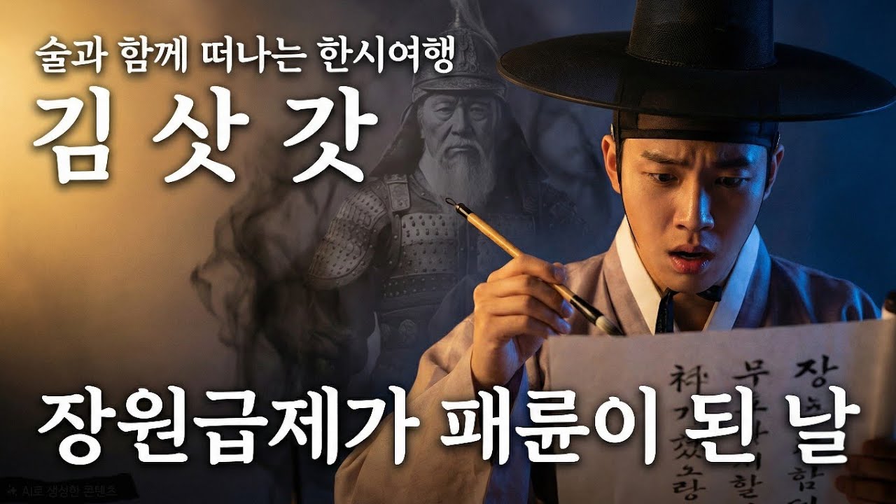 [김삿갓 1화] 장원급제 답안지가 최악의 패륜이 되다... 방랑시인 김병연의 비극적 탄생