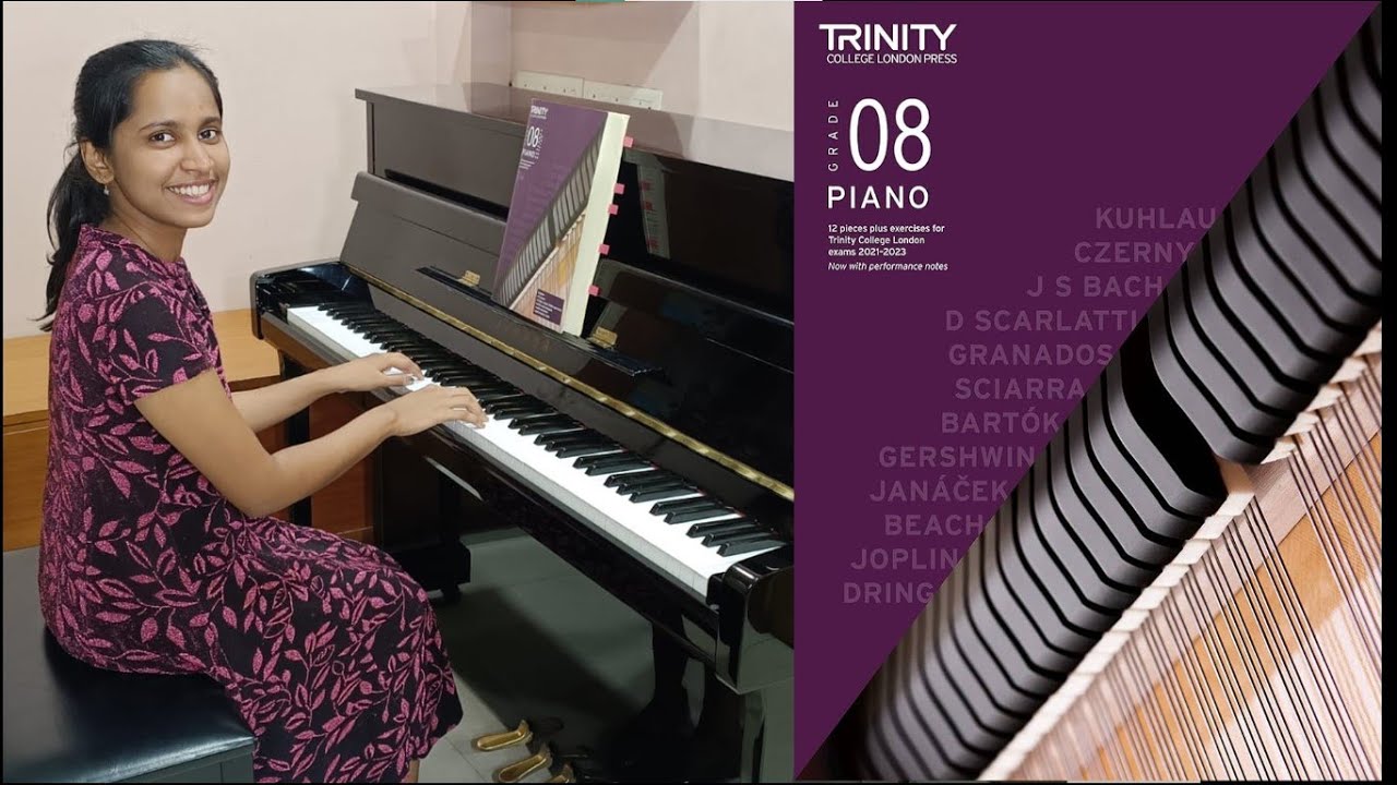 Raina Raphel got full marks for The Cascades by Scott Joplin, Grade 8 TCL (2021-2023) Piano Exam