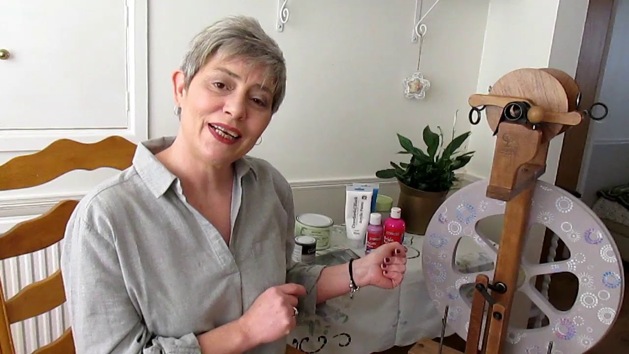 Spinning Wheel Painting | Pimp your Wheel | Painting My Ashford Kiwi 2 Spinning Wheel