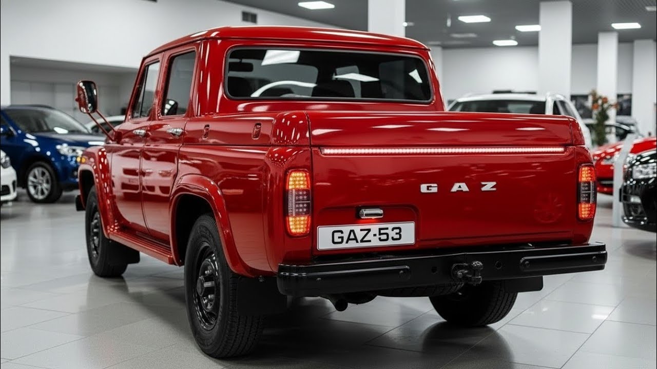 2026 GAZ 53 – Легендарный грузовик возвращается в новом облике!