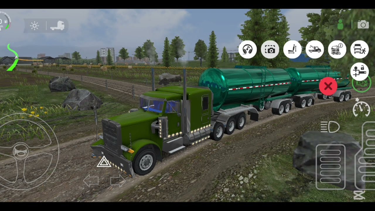 American Truck Oil transport | Offroad Universal Truck Simulator gameplay . TRIPOL GAMER.