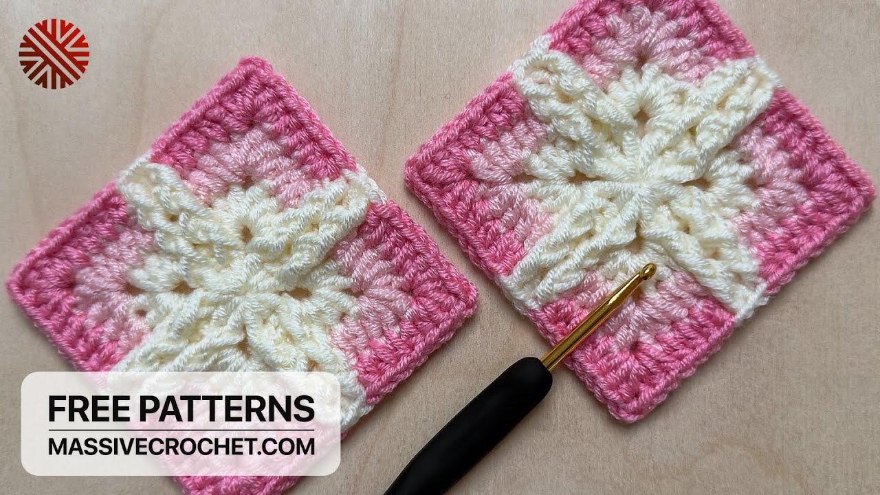 Crochet a VERY EASY Granny Square for Beginners 👍