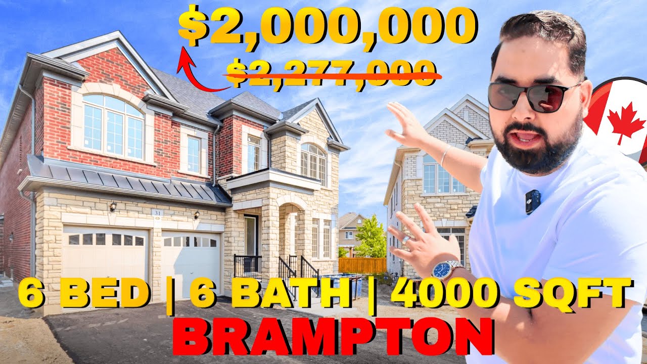 Looking for a Deal? This $2.27M Brampton Mansion Might Go for $2M! | House for Sale in Brampton