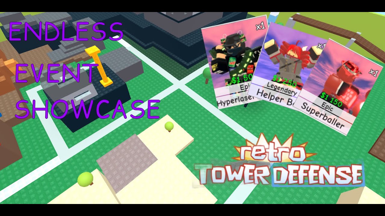 Retro Tower Defense Endless Event Showcase