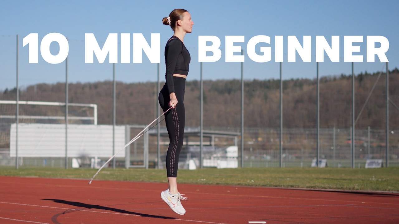 10 MIN JUMP ROPE BEGINNER WORKOUT // ONLY JUMPING / no crosses & doubles