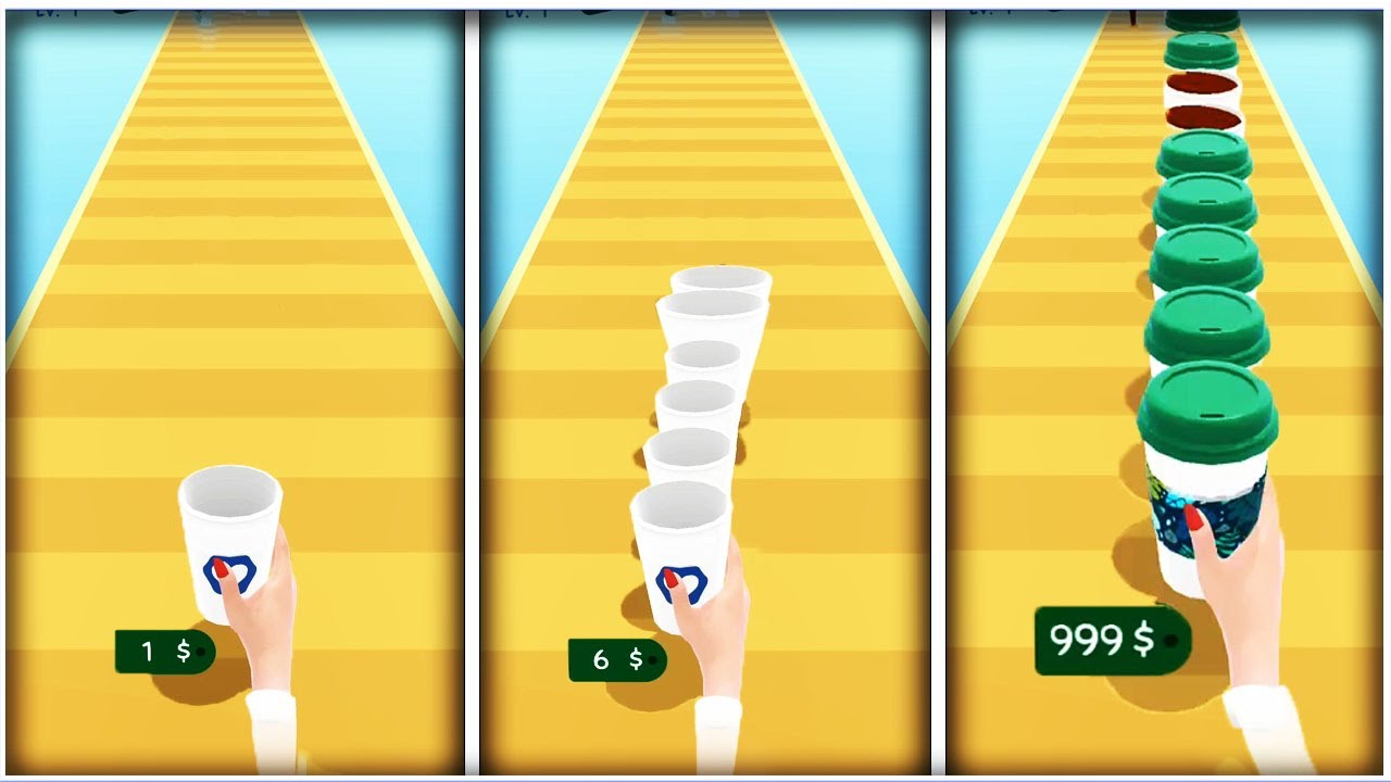 Cofee Stack - Gameplay Walkthrough - Levels 1-20