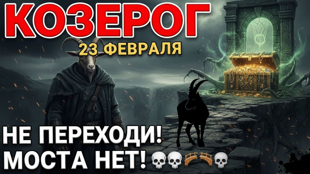 ♑️КОЗЕРОГ! БОЛЬШЕ НЕ СТОИТ ОПАСАТЬСЯ! НЕОЖИДАННЫЙ РАЗВОРОТ! КАРМИЧЕСКИЙ СУД НАВСЕГДА ИЗМЕНИТ СУДЬБУ🤑