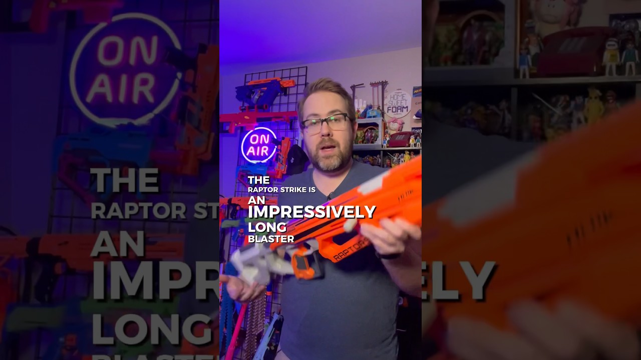 Nerf Accustrike Raptorstrike очень длинный