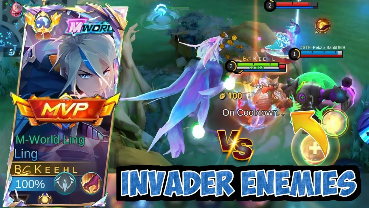 ENEMIES INVADE MY BUFF AND THIS HAPPENED! GLOBAL LING SOLO RANK - MOBILE LEGENDS