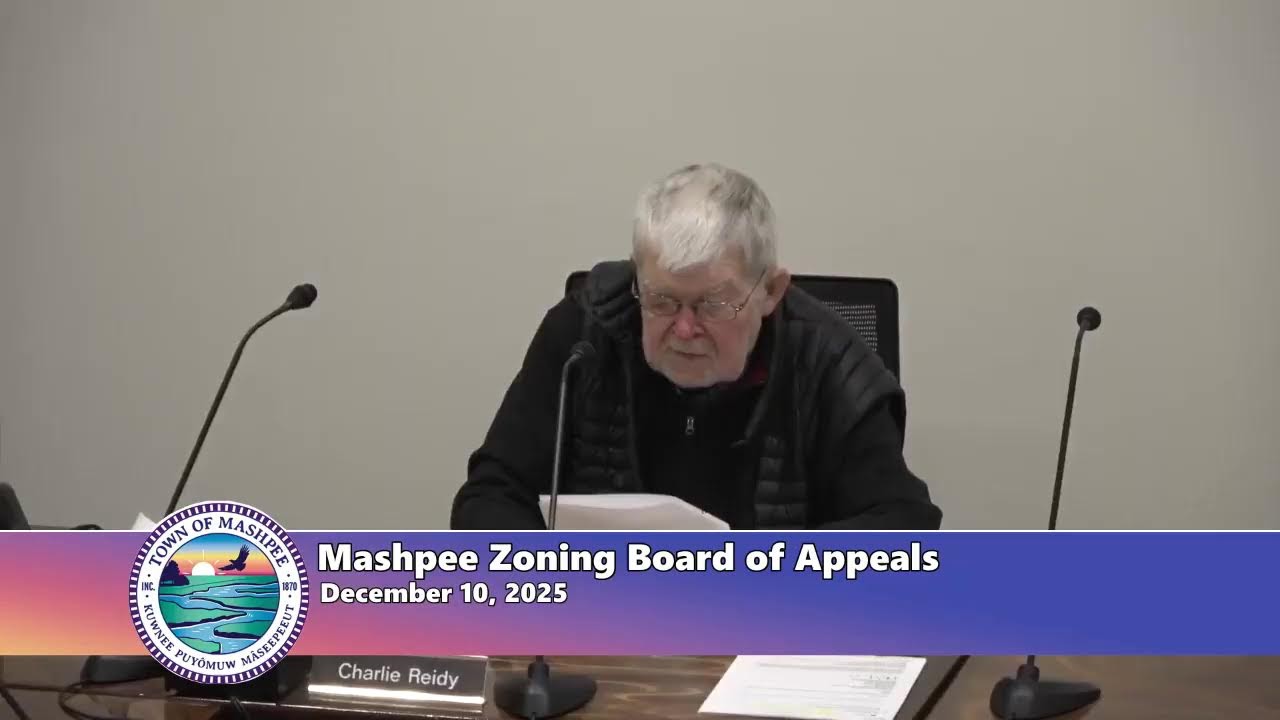 Mashpee Zoning Board of Appeals - December 10, 2025