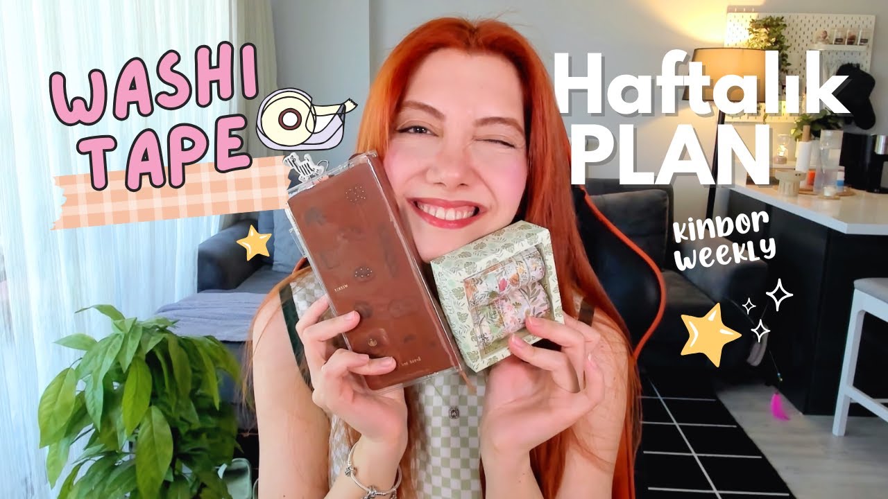 Haftalık Plan ve Washi Tape Koleksiyonum