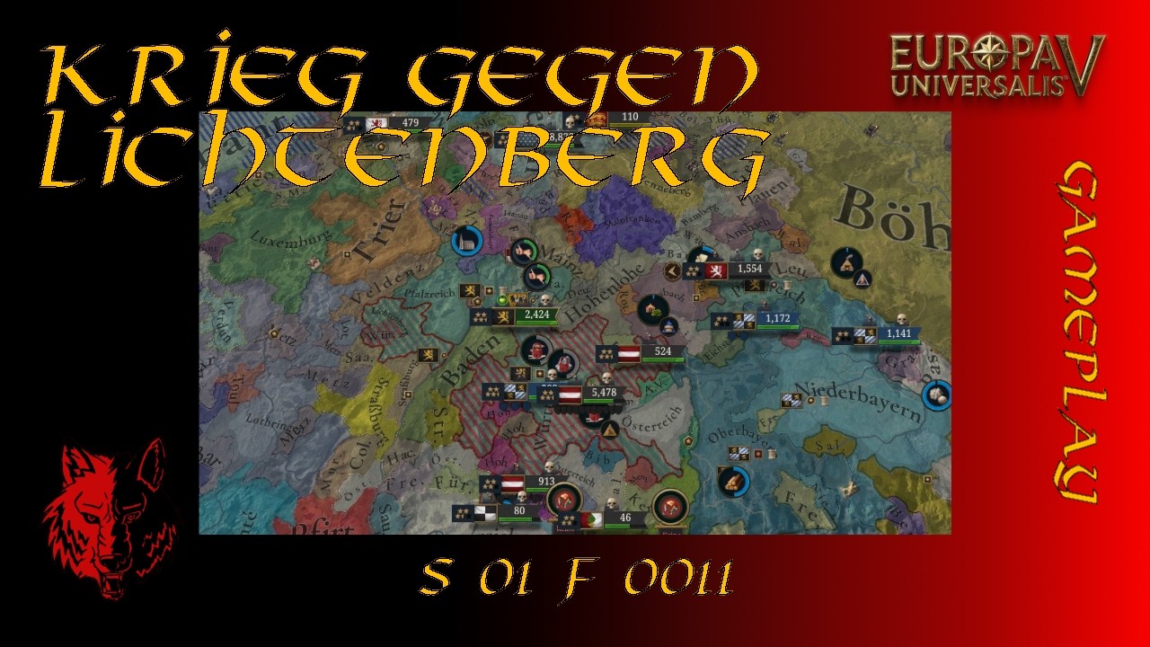 Krieg gegen Lichtenberg | S1 F11| Europa Universalis V | Pfalz | Paradox | Gameplay | Wolfskrieger