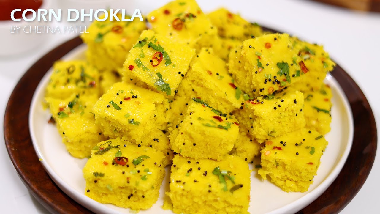 Corn Dhokla | Easy Make Healthy Steam Dhokla Reciepe | Food Couture by Chertna Patel
