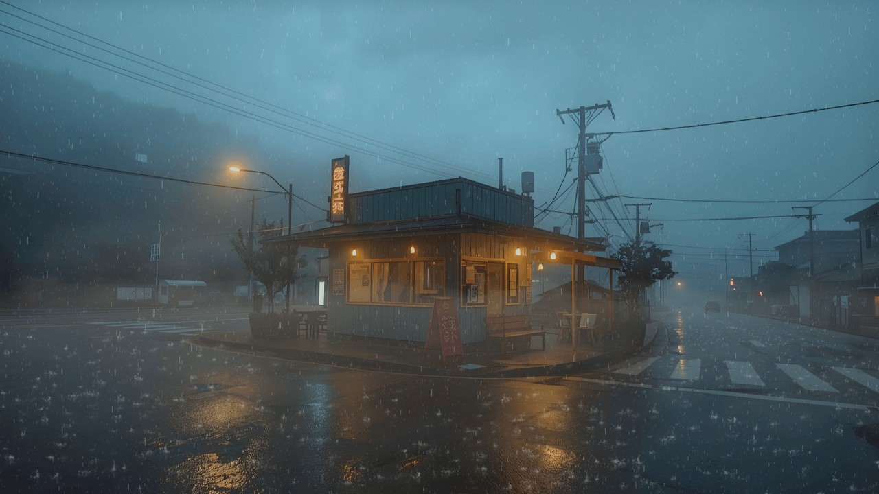 Rain Outside, Coffee Inside 🌧️ 90s Café Lofi for Focus & Concentration