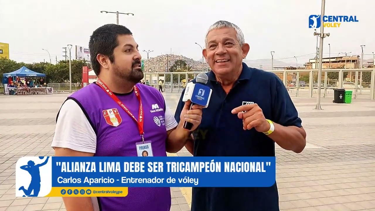 Carlos Aparicio, el DT tricampeón con Alianza Lima y medallista olímpico, habla con Central Vóley