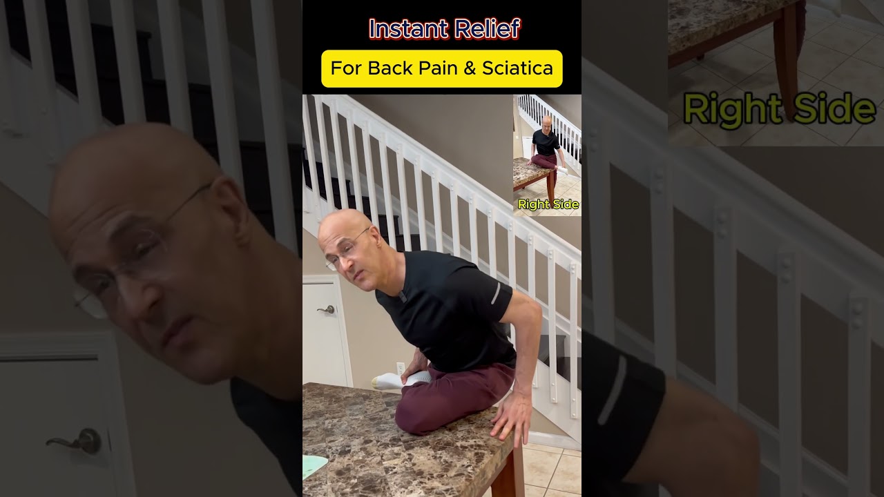 Back Pain, Sacroiliac, Sciatica Relief in Seconds!  Dr. Mandell