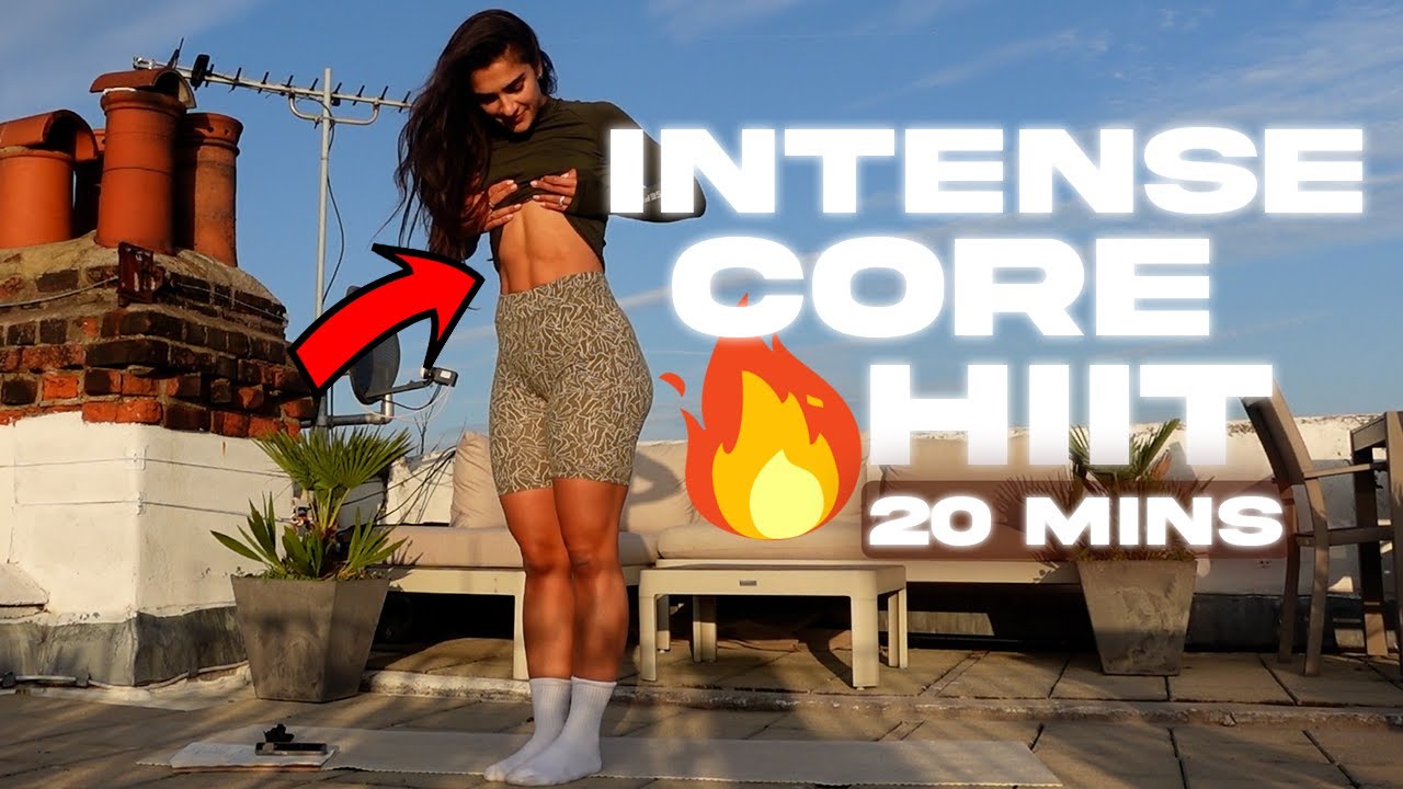 Мощная высокоинтенсивная интервальная тренировка для мышц кора 🔥20 минут