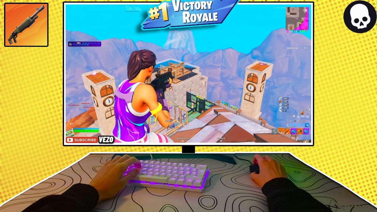 DESTROYING TILTED ZONE WARS LOBBY | POV FORTNITE