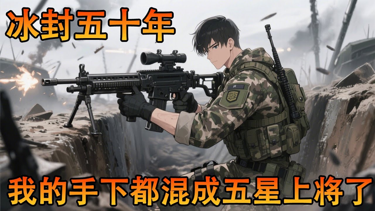 你只是被冰封了五十年，等你出來的時候你帶的新兵個個都成為了獨守一方的五星上將#小说 #穿越 #热血 #冒险