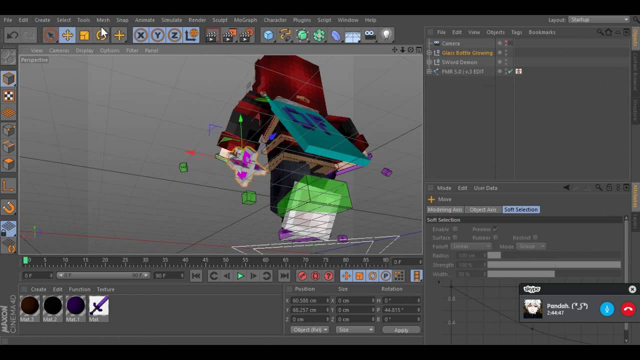 Minecraft SkinRender Speedart #1 - PhineasMC