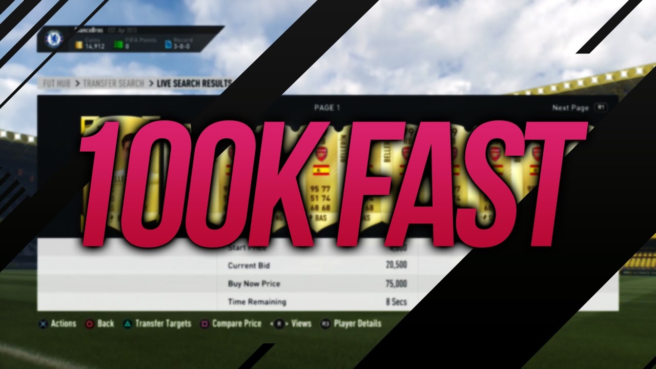 FIFA 17: HOW TO MAKE 100,000 COINS FAST!