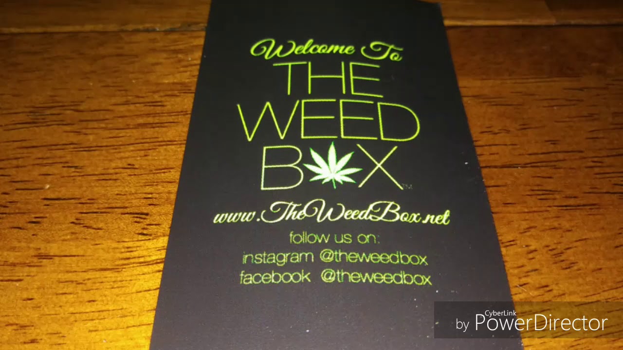 THE WEED BOX 📦 SEPTEMBER $5 SUBSCRIPTION BOX