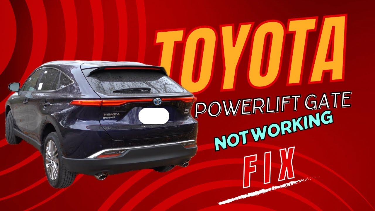 Как исправить неработающий электропривод подъемного борта Toyota | Сброс настроек электропривода ...