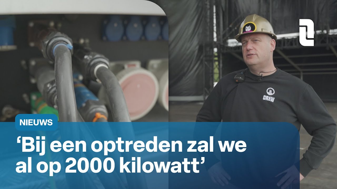 Hoeveel stroomt verbruikt Pinkpop: ''Een show was al 2000 kilowatt' | L1 Nieuws