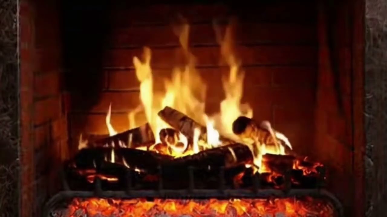Classic Brick Fireplace Ambience for Sleep