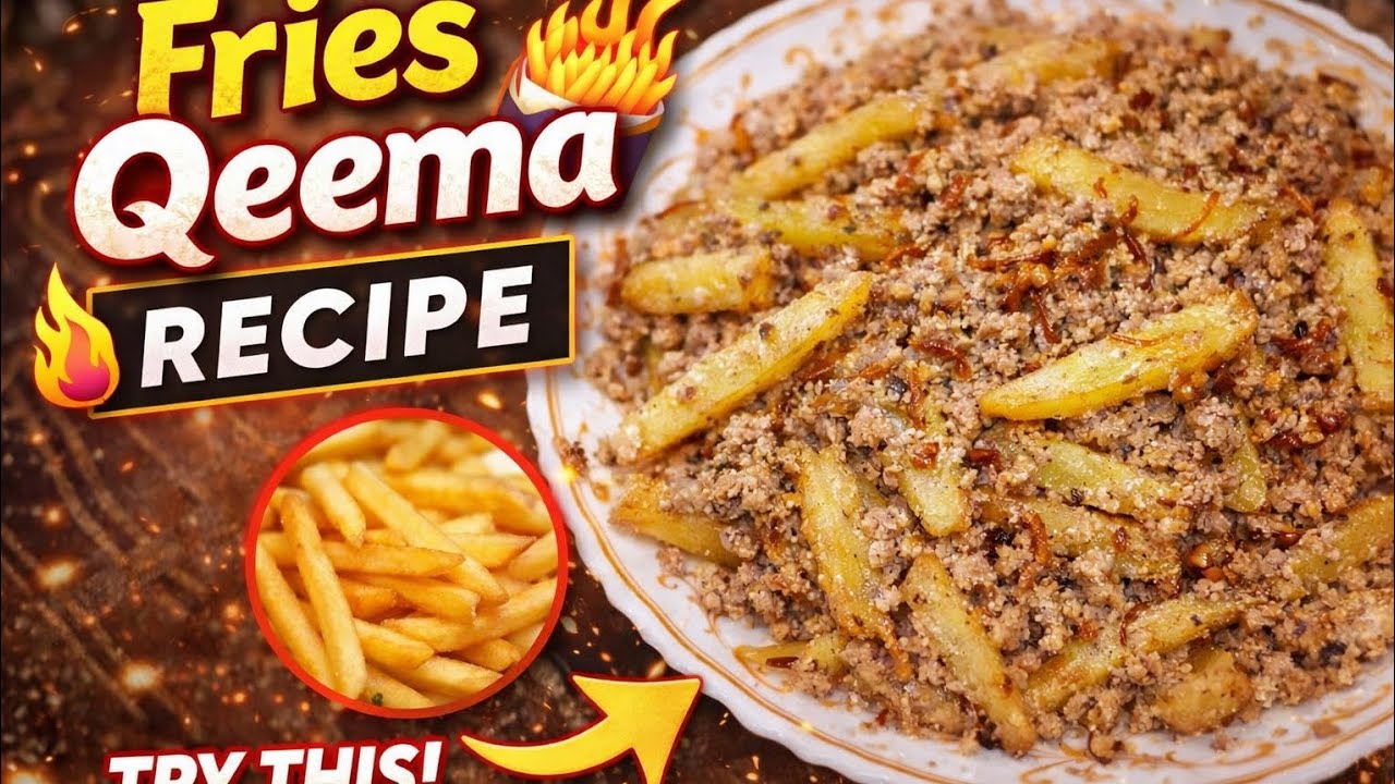 Fries Qeema Recipe | So Juicy, So Crispy! Kids favorite🤤✨