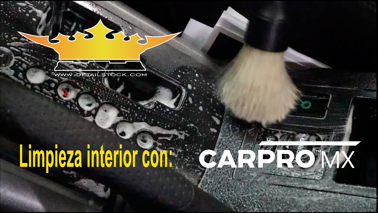 Limpia el interior de tu auto con pocas herramientas y productos CarPro. Parte 1